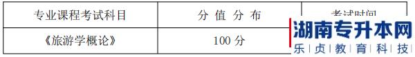 湖南信息學(xué)院專(zhuān)升本考試科目